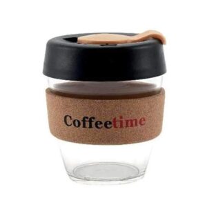 Keptcup — Black (240ml) ♻️Lightweight tempered glass cup