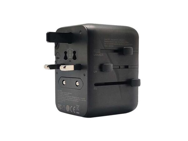 World Travel Adapter — with 20W PD (2 USB & 1 Type-C)