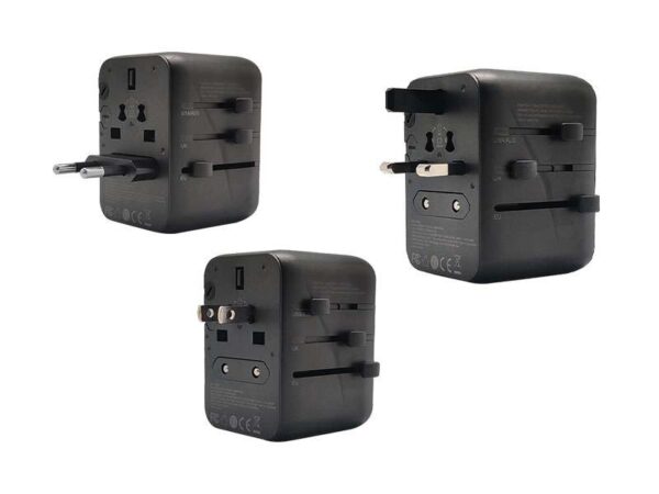 World Travel Adapter — with 20W PD (2 USB & 1 Type-C) - Image 2