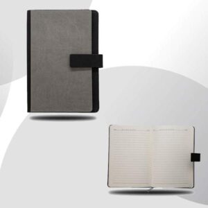 Furore — Grey & Black A5 hard cover notebook