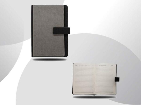 Furore — Grey & Black A5 hard cover notebook