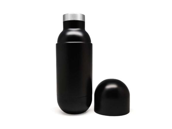 Anshim — Black (420ml) Stainless steel water bottle - Image 2
