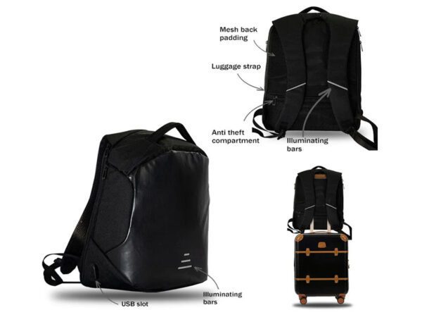 Anti Theft Backpack With charging slot - Image 2