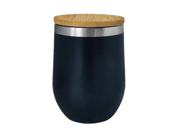 B-URT — Stainless steel double wall cup with bamboo lid - Image 7