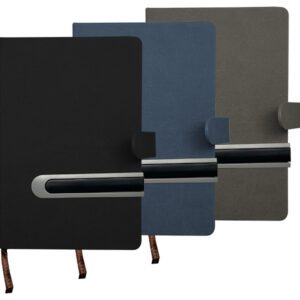Baino — A5 Thick Notebook with Sliding Slot for Pen
