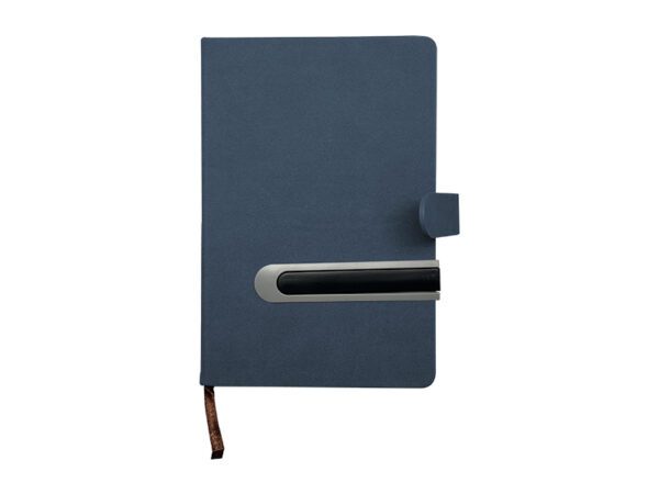 Baino — A5 Thick Notebook with Sliding Slot for Pen - Image 5