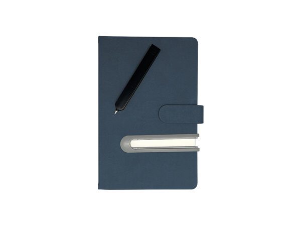 Baino — A5 Thick Notebook with Sliding Slot for Pen - Image 6