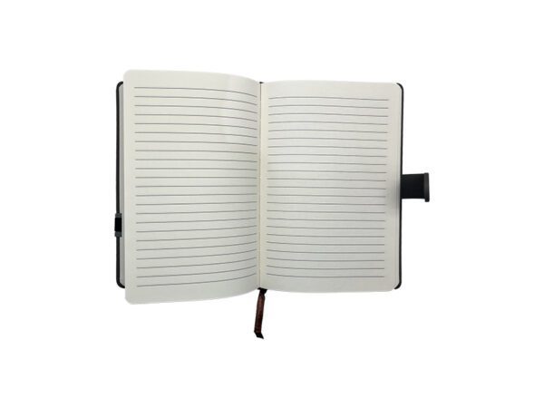 Baino — A5 Thick Notebook with Sliding Slot for Pen - Image 10
