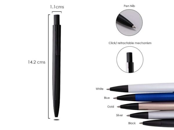 Prisma — Black Triangle body ball point metal pen - Image 2