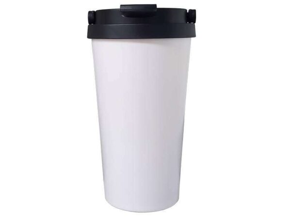 Timcof — White (500ml) Double wall stainless Steel Coffee Mug - Image 2