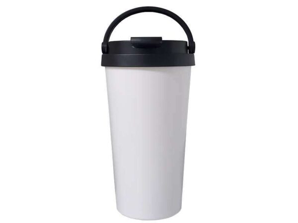 Timcof — White (500ml) Double wall stainless Steel Coffee Mug