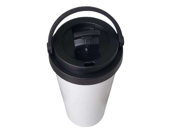 Timcof — White (500ml) Double wall stainless Steel Coffee Mug - Image 3