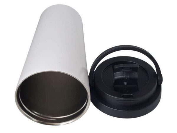 Timcof — White (500ml) Double wall stainless Steel Coffee Mug - Image 4