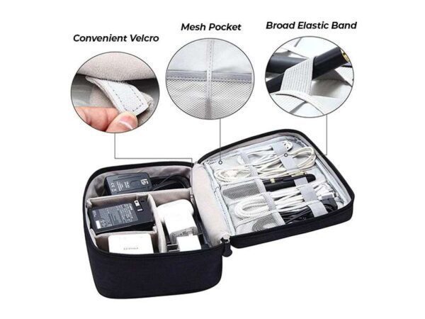 Casey — Black Accessory pouch - Image 3