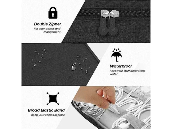 Casey — Grey Accessory pouch - Image 4
