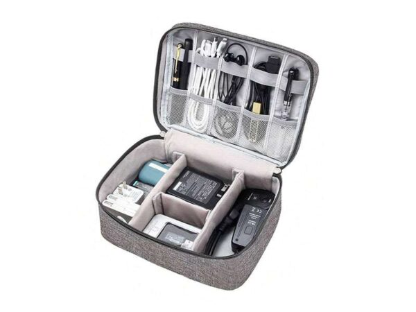 Casey — Grey Accessory pouch - Image 2