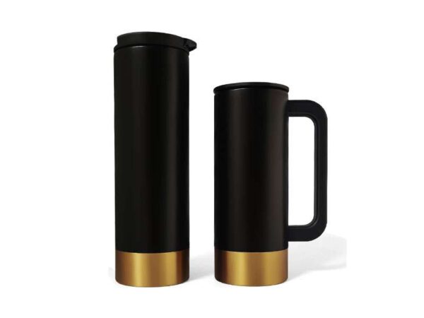 Combistar Lux — Gift Set With 350ml tumbler with handle & 500ml flask - Image 2