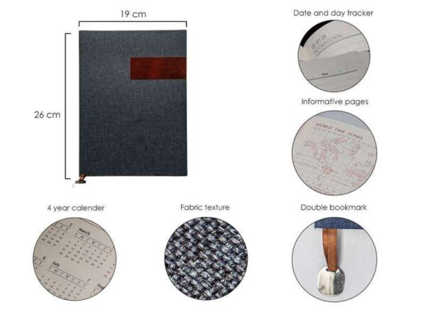 Canva — Dark Grey A4 Notebook - Image 3