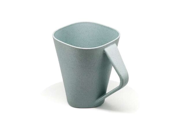 Eco Bran — Blue (350ml) ♻️ Biodegradable Wheat fiber mug - Image 2