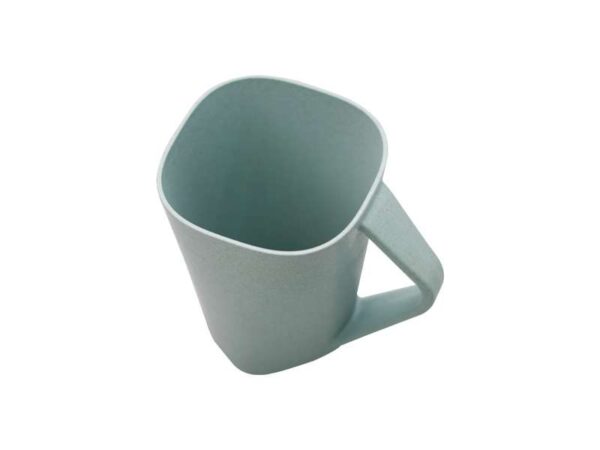 Eco Bran — Blue (350ml) ♻️ Biodegradable Wheat fiber mug - Image 3