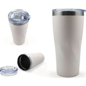 Wrambler — White (500ml) Double walled stainless steel thermal mug