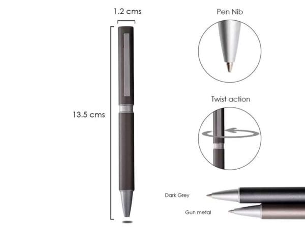 Duke Sable — Black Matte finish ballpoint pen - Image 2