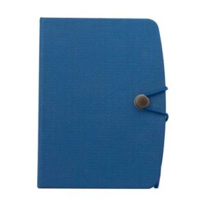 Eco Aides — Blue ♻️A6 notepad with a matching colour pen