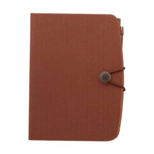 Eco Aides — Brown♻️ A6 notepad with a matching colour pen