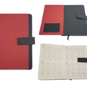 Furore — Red & Black A5 hard cover notebook