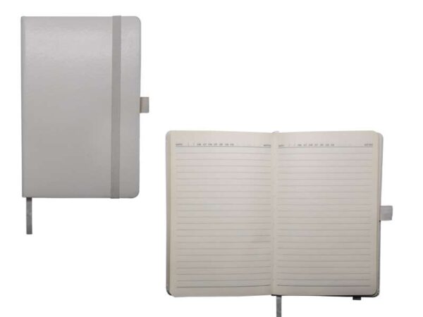 Glaze — White Leatherette A5 notebook - Image 2