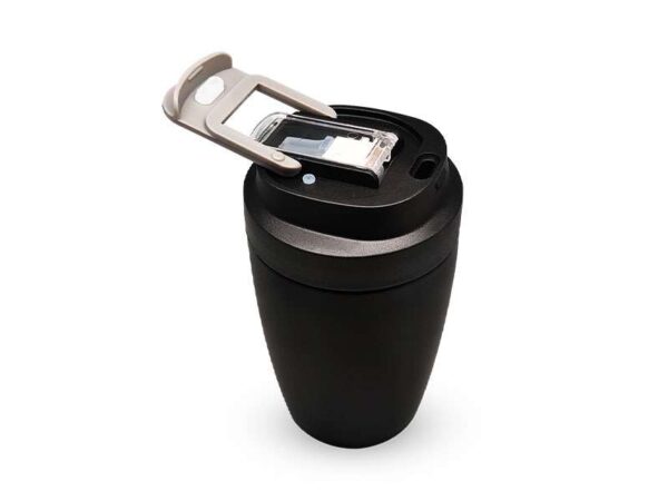 Igbo — Black (350ml) Stainless steel tumbler - Image 3
