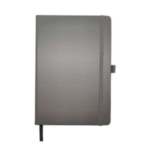 INexmatt — Grey A5 leatherette notebook