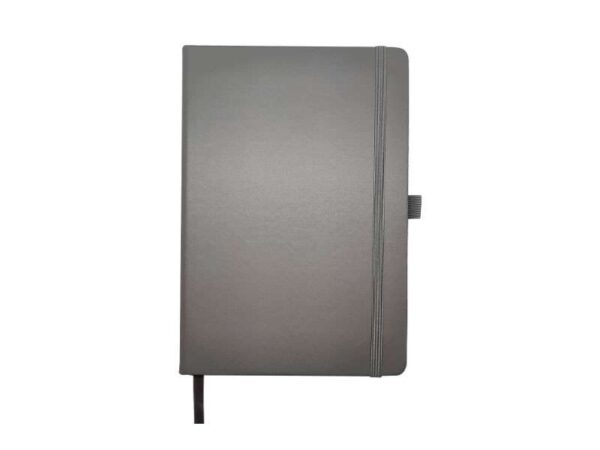 INexmatt — Grey A5 leatherette notebook