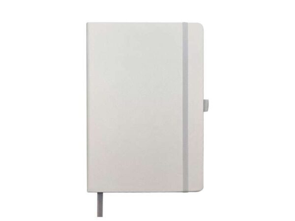 INexmatt — White A5 leatherette notebook