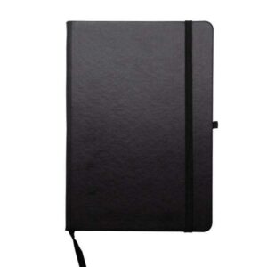 INexmatt — Black A5 leatherette notebook