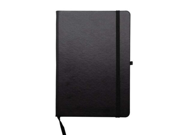 INexmatt — Black A5 leatherette notebook