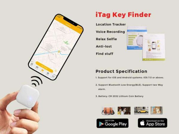 iTag — Lightweight Bluetooth operated Key Finder - Image 4