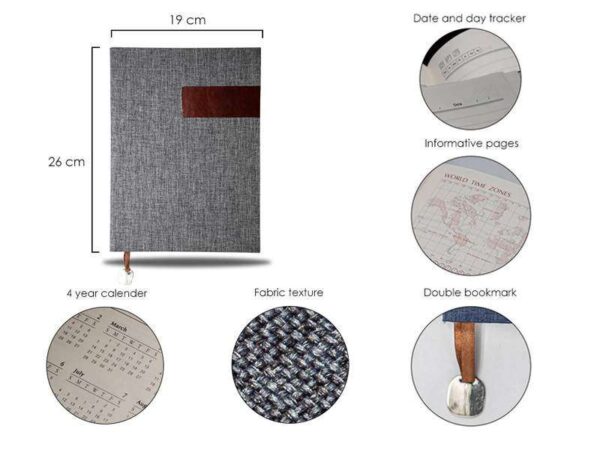 Canva — Light Grey A4 Notebook - Image 3
