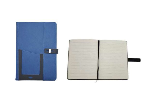 BeVogue — BlueA5 leatherette notebook - Image 2