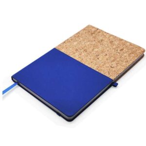Natuco — Blue Cork textured A5 Notebook