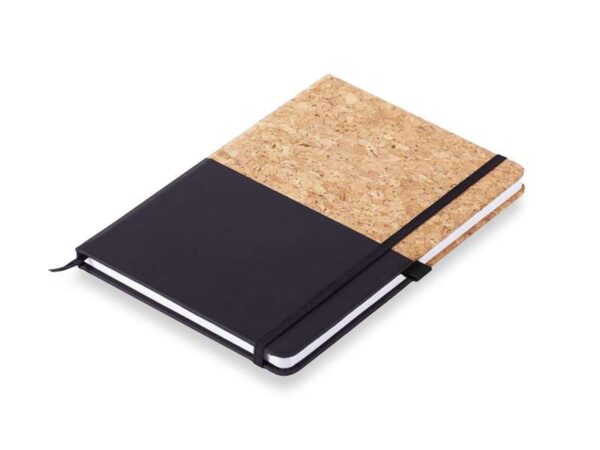 Natuco — Black Cork textured A5 Notebook
