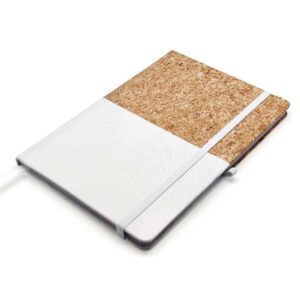 Natuco — White Cork textured A5 Notebook