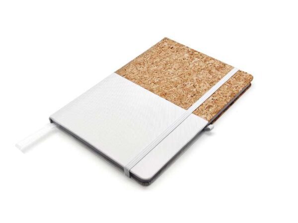 Natuco — White Cork textured A5 Notebook