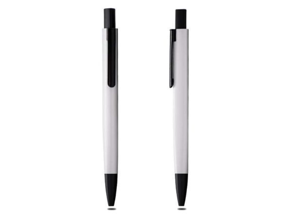 Prisma — White Triangle body ball point metal pen