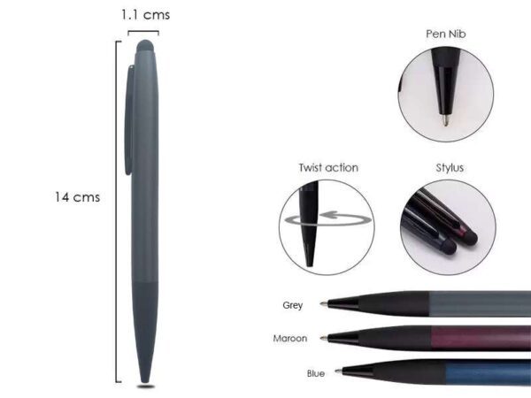 Swarthy — Grey Matte — finish ballpoint pen - Image 2