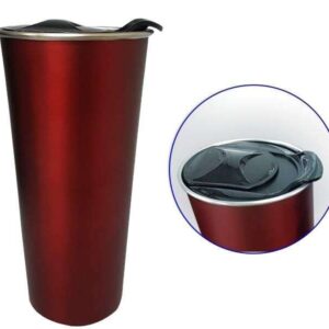 Tankard — Red (475 ml) Stainless steel double walled mug