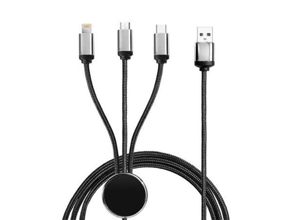 Longman's — 3-in-1 Light up Logo Charging Cable - Image 2