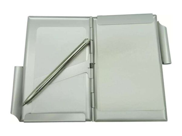 Trenchat — Memo pad holder with pen