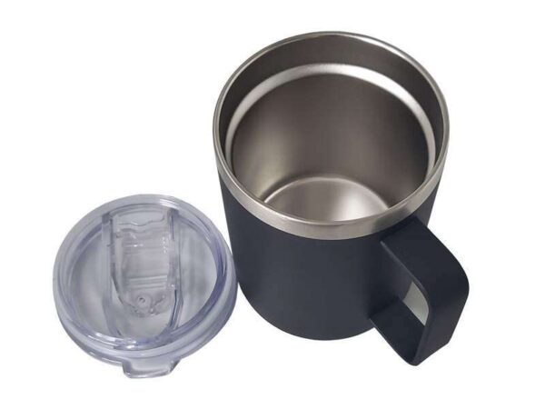 URT-H — Black (350ml) Stainless steel double wall cup - Image 2