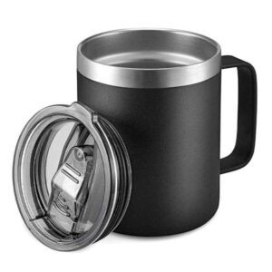 URT-H — Black (350ml) Stainless steel double wall cup